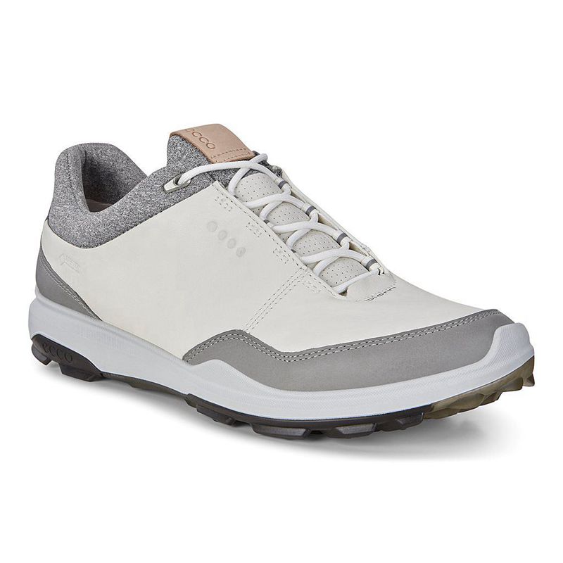 Men Ecco M Golf Biom Hybrid 3 - Gore-Tex White - India UOJPBV045